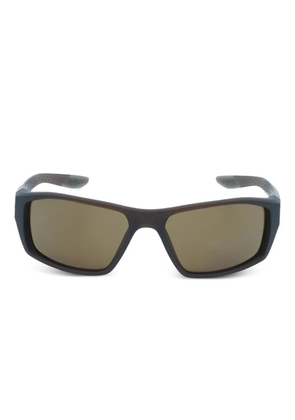 Nike Brazen Shadow rectangle-frame sunglasses - Brown
