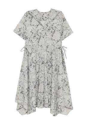 JNBY Patterned short-sleeved dress - White