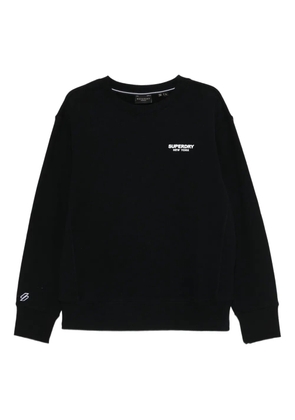 Superdry logo-print sweatshirt - Black