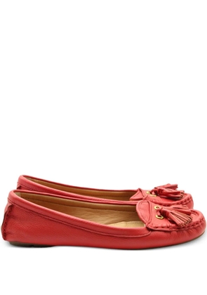Coach Vintage tassel-detail loafers - Red