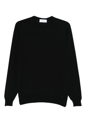 Lardini crew-neck wool sweater - Black