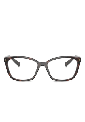 Prada Eyewear tortoiseshell-pattern glasses - Brown