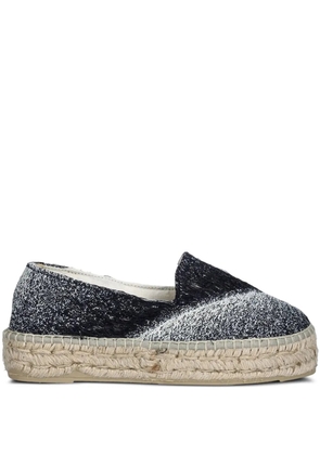Manebi platform flat espadrilles - Blue