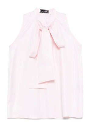 STYLAND bow-neck sleeveless top - Pink