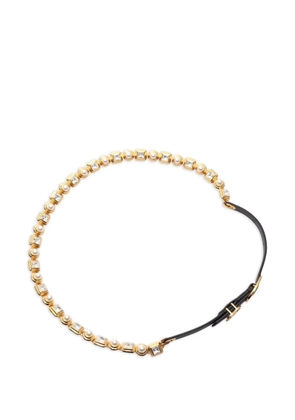 CHANEL Pre-Owned 1986-1988 interlocking CC logo belt - Black