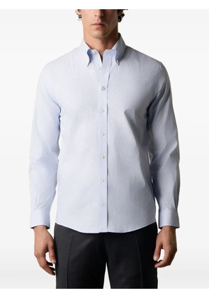 Brooks Brothers striped-pattern oxford shirt - Blue