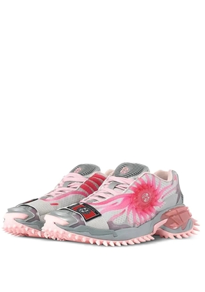 Rombaut Mortal floral-print lace-up sneakers - Grey