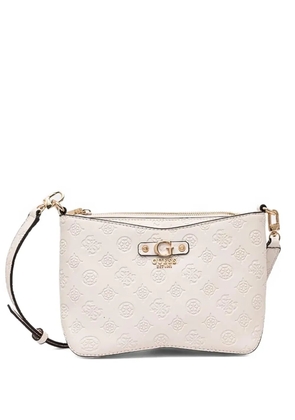 GUESS USA Gerty logo-plaque crossbody bag - Neutrals