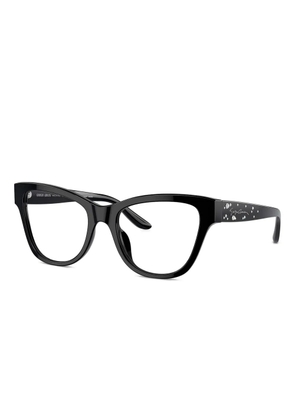 Giorgio Armani embellished cat-eye glasse & frame - Black