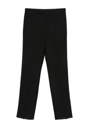 Lardini wool straight-leg trousers - Black