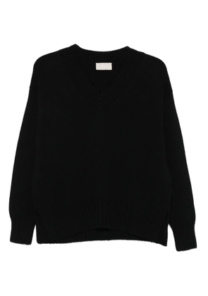 Drumohr V-neck wool sweater - Black