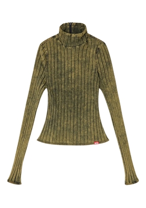 Diesel T-Clawa ribbed long-sleeve t-shirt - Green
