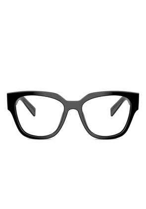 Prada Eyewear round cat-eye glasses - Black