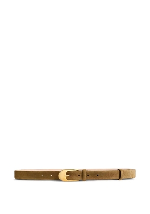 KHAITE leather belt - Neutrals