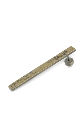 Parts of Four 18kt yellow gold Plate earring - Grey