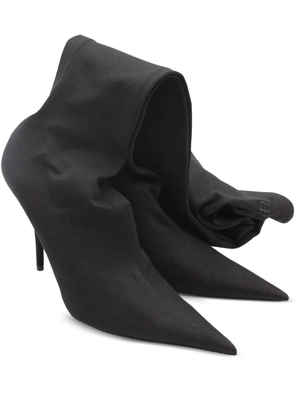 Balenciaga Pre-Owned pointed-toe thigh-high boots - Black