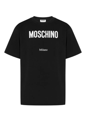 Moschino logo-print crew-neck T-shirt - Black