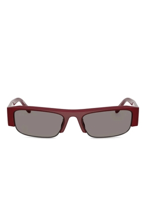 Miu Miu Eyewear Vedete rectangle-frame sunglasses - Red
