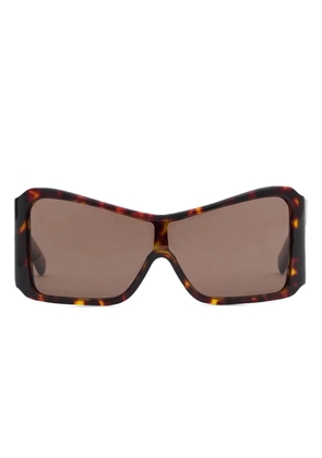 Vaquera shield-frame sunglasses - Brown