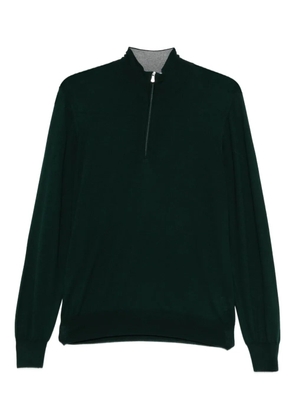 Gran Sasso zip-up sweater - Green