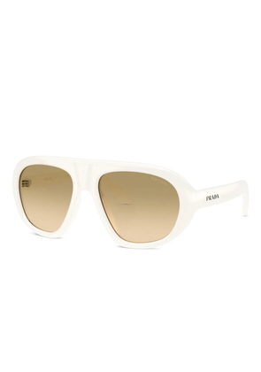 Prada Eyewear pilot-frame sunglasses - White