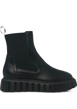 Voile Blanche elasticated lug-sole Grenelle chelsea boots - Black