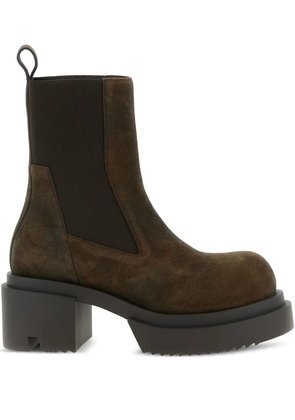 Rick Owens elastic-strap platform boots - Brown
