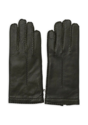 Restelli wool-cashmere blend gloves - Green
