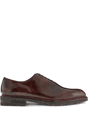 Ferragamo leather Oxford shoes - Brown