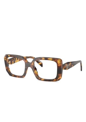 Prada Eyewear square-frame tortoiseshell glasses - Brown