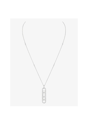 Messika Move 10th 18ct White-Gold and Diamond Necklace