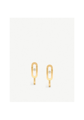 Messika Move Uno 18ct Yellow-Gold and Diamond Earrings