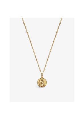 Womens La Maison Couture With Love Darling #1 Abundantia 14ct Yellow Gold-Plated Vermeil Sterling-Silver Necklace