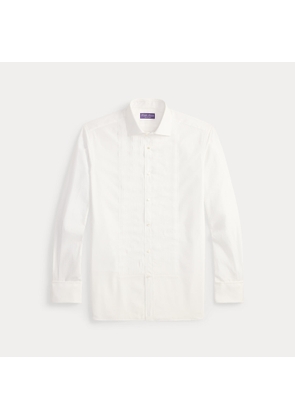 Pleated-Bib French Cuff Tuxedo Shirt