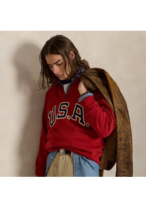 Vintage Fit USA Collared Sweatshirt