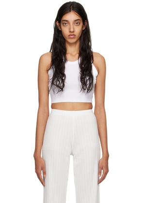 LESET White Kelly Tank Top