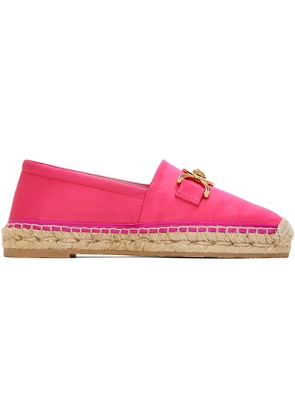 Versace Pink Medusa Espadrilles