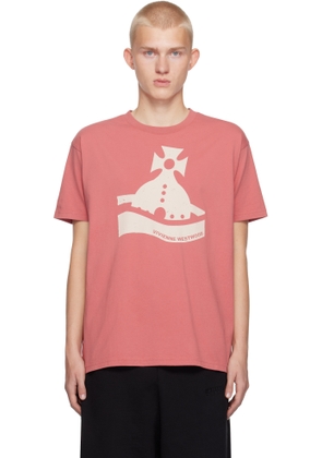 Vivienne Westwood Pink Sunken Orb Classic T-shirt