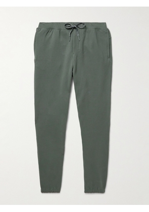 Lululemon - Steady State Slim-Fit Tapered Cotton-Blend Jersey Sweatpants - Men - Green - S