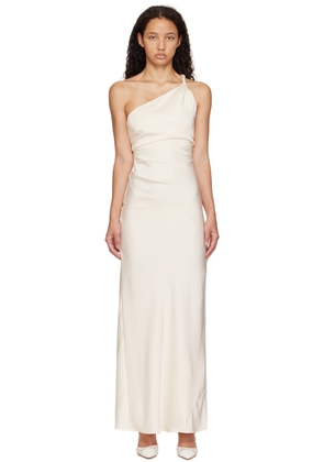 BEC + BRIDGE Off-White Lunetta Asym Maxi Dress