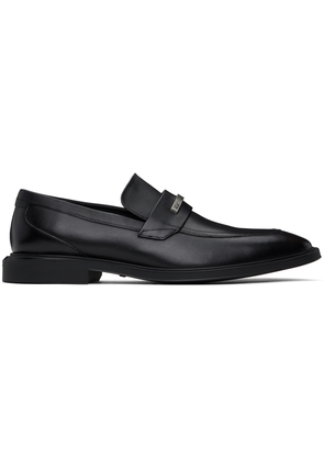 Hugo Black Leather Loafers