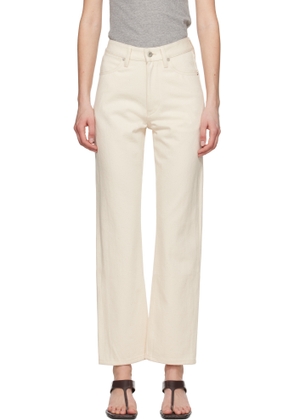 Jil Sander Off-White Slim Fit Jeans