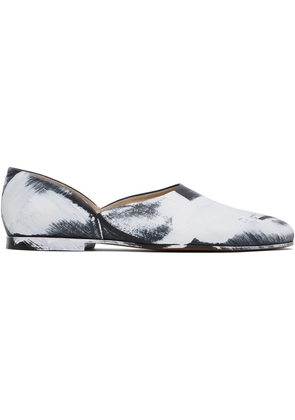 Maison Margiela Black & White Bianchetto Grecian Slip-on Loafers