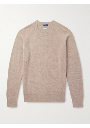 Peter Millar - Ribbed Cashmere-Blend Sweater - Men - Neutrals - S