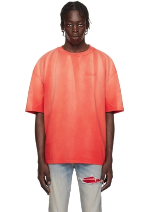 AMIRI Red Vintage 'Amiri' Oversized T-shirt