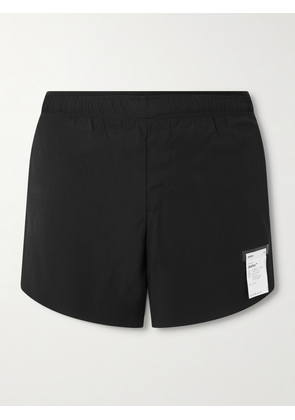 Satisfy - 2.5&quot; Distance Straight-Leg Logo-Appliqu&eacute;d Justice&trade; Shorts - Men - Black - XS