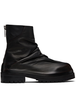 424 Black Marathon Boots