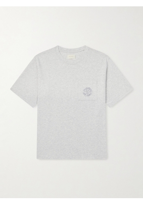 Aimé Leon Dore - Triborough Dry Goods Printed Cotton-Jersey T-Shirt - Men - Gray - XS