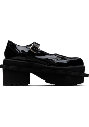 Tao Comme Des Garçons Black Platform Ballerina Flats
