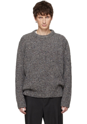 Maison Margiela Gray Crewneck Sweater